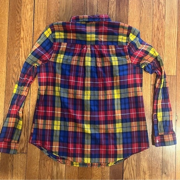Old Navy Classic Poplin Button-Down Shirt in Clown Size Medium - Picture 6 of 8